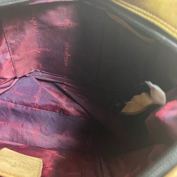 Anuschka Hand Painted Leather Medium Tote Floral Double Handle. - Picture 15 of 15